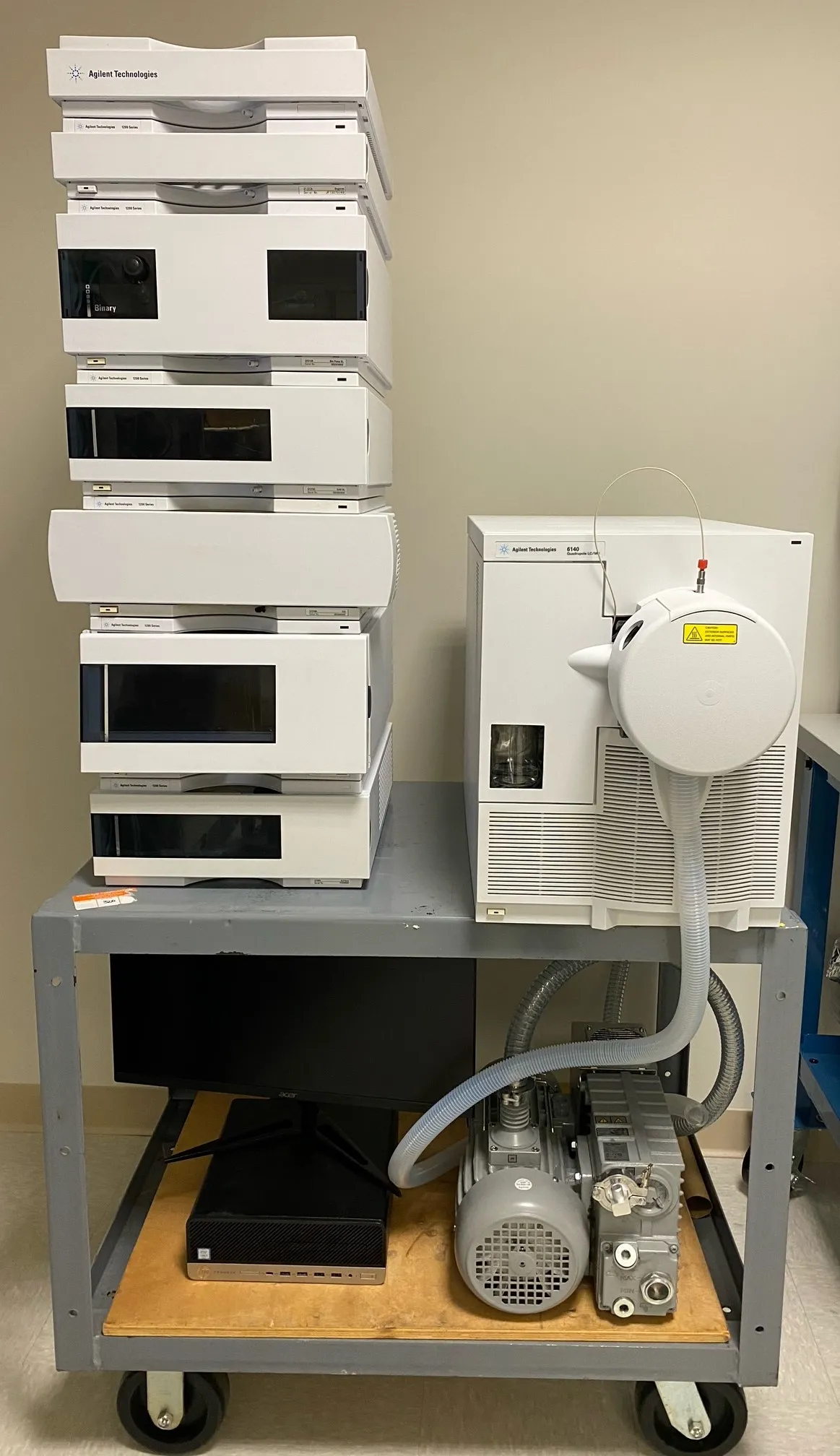 Agilent 1200 HPLC with G6140A SQ Mass Spectrometer
