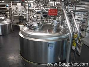 Hermann Waldner GmbH 5600 Litre Stainless Steel Mixing Vessel With Becomix DH1200 Homogeniser