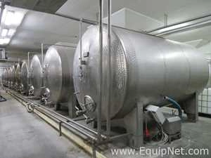 20000 Litre Stainless Steel Single Wall Horizontal Storage Tank