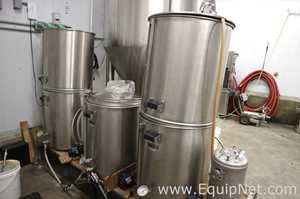 2.5 HL Electric Brew Skid with Fermenter and Bright Beer Tank