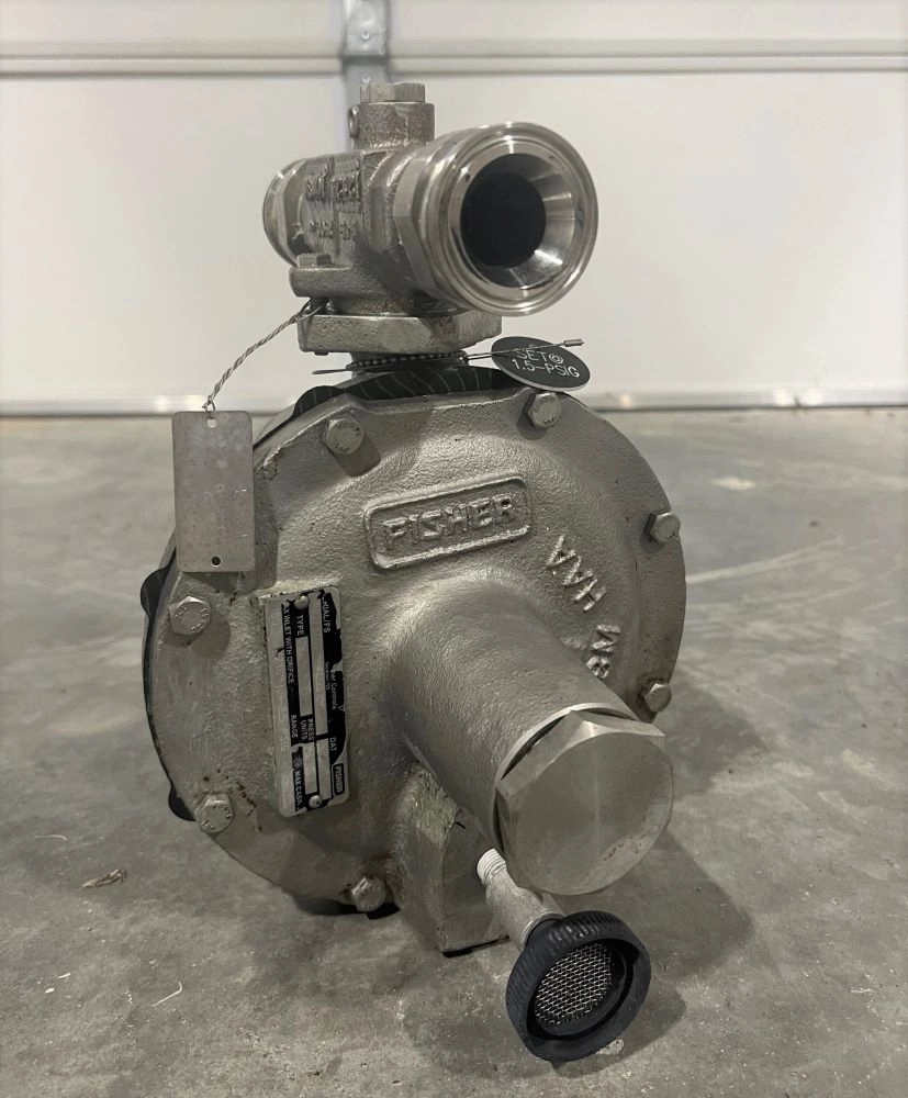 Fisher Y695A Series Vapor Recovery Regulator/Backpressure/Relief Valve, 2" O.D. Connections