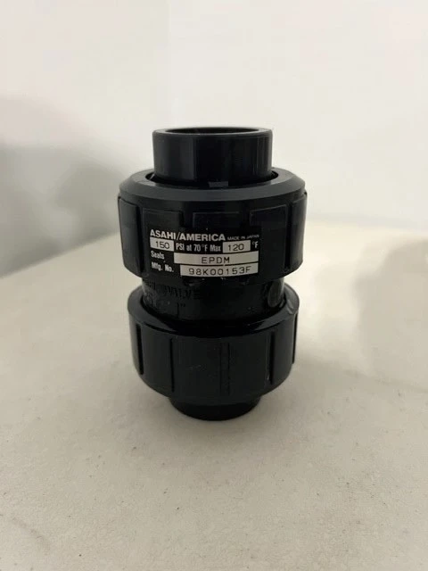 Asahi 1" Socket PVC Ball Check Valve