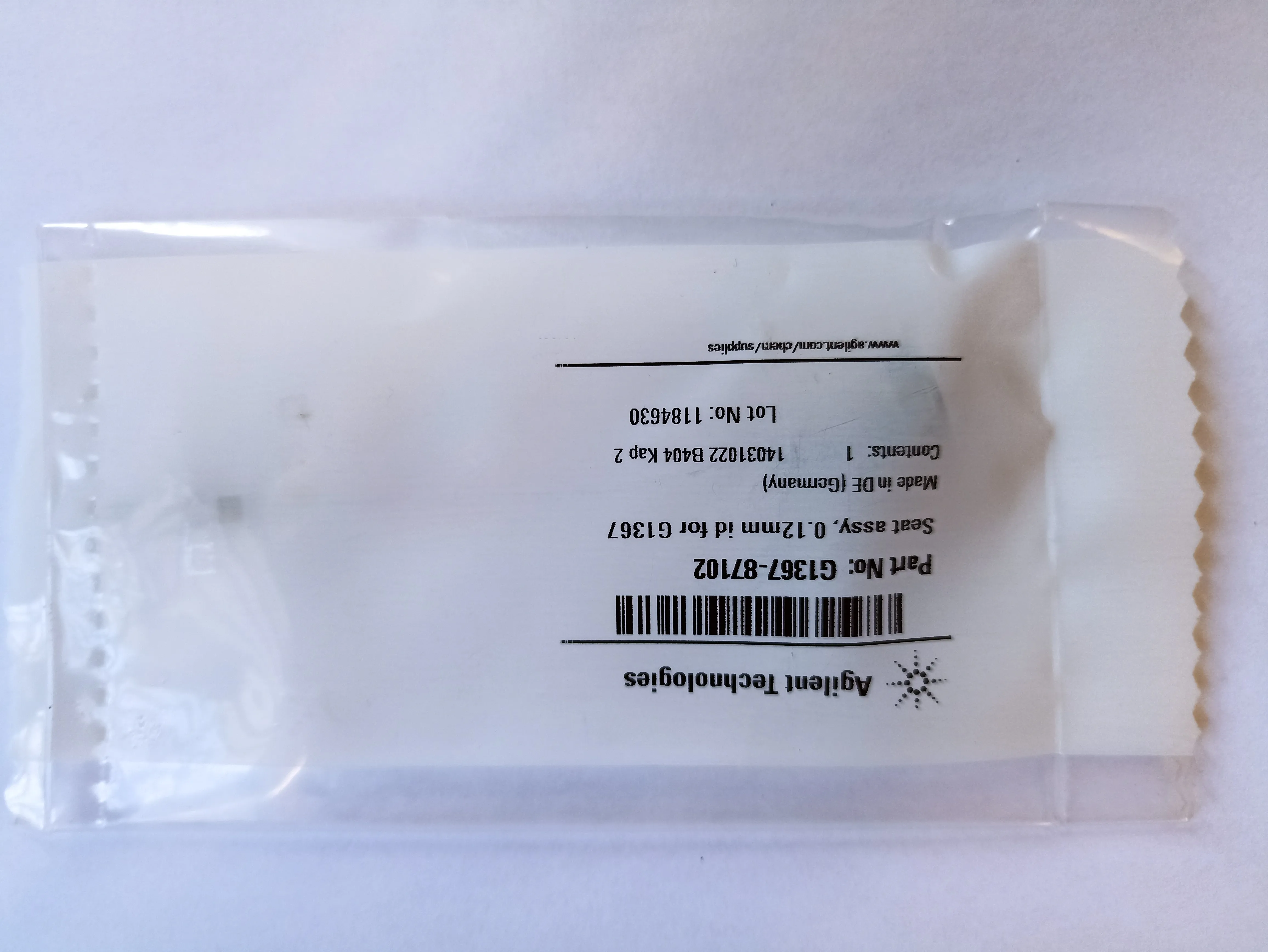 Agilent G1367 Seat Assy | LabX.com