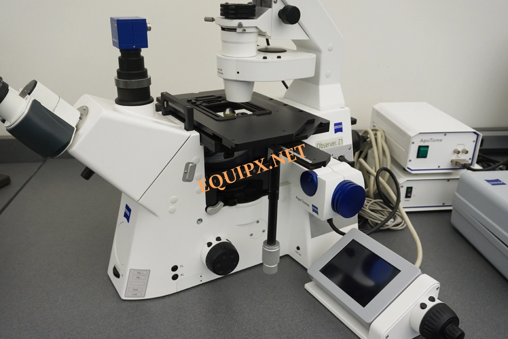 Zeiss  AXIO Observer.Z1 inverted flourescence microscope (4557)