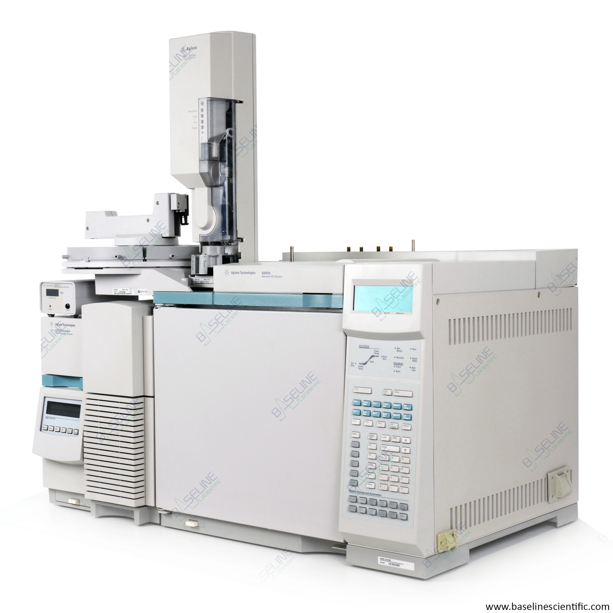 Refurbished Agilent 6890N GC with 5973N MSD Performance Turbo and 7683 Autosampler
