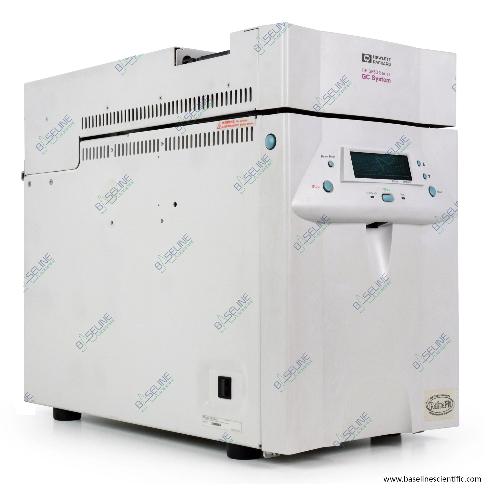 Refurbished HP 6850A Gas Chromatograph with TCD and PP Inlet