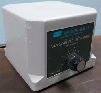 SARGENT-WELCH SCIENTIFIC COMPANY, MAGNETIC STIRRER, CAT NO: S-76491-10, POWER: 115, HERTZ: 60, WATTS