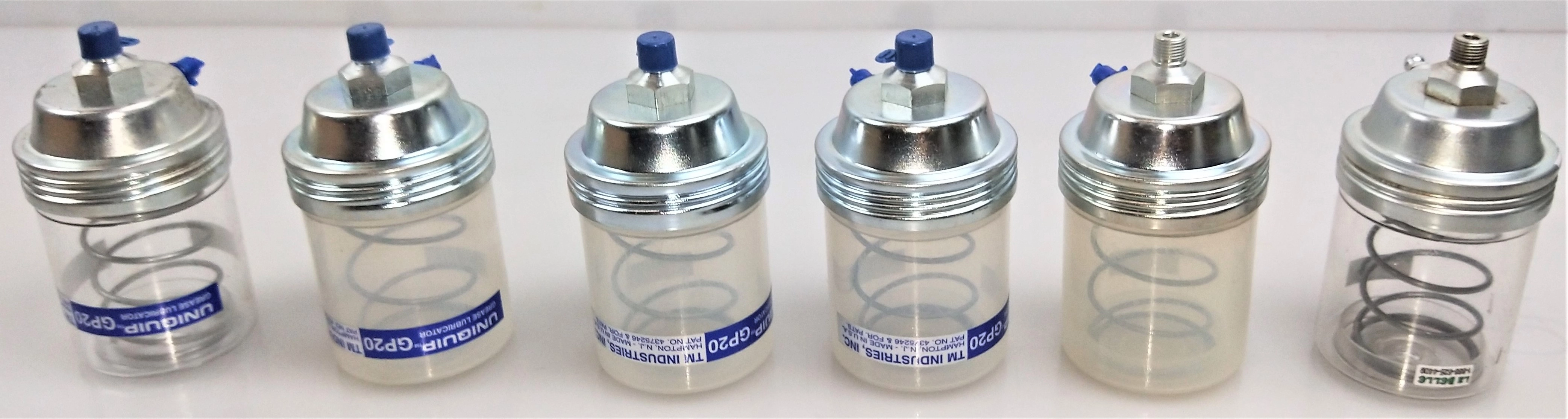Lot of 30 Automatic Grease Lubricators - 50g and 150g Capacities
