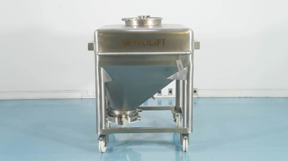 Servolift 600 Liter Stainless Steel Portable Tote