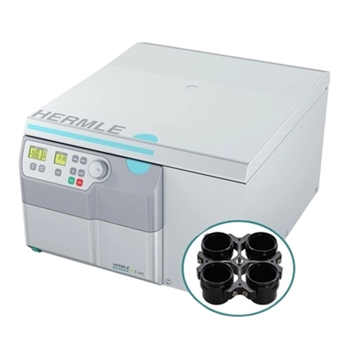 Hermle Z446 Centrifuge w/ Swing Out Rotor