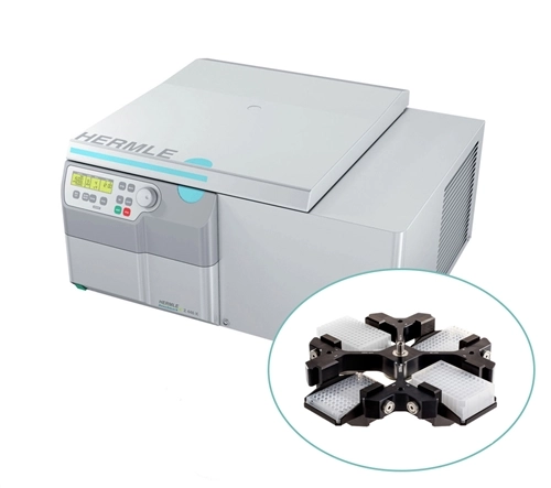 Hermle Z446-K Refrigerated Centrifuge w/ Microplate Rotor