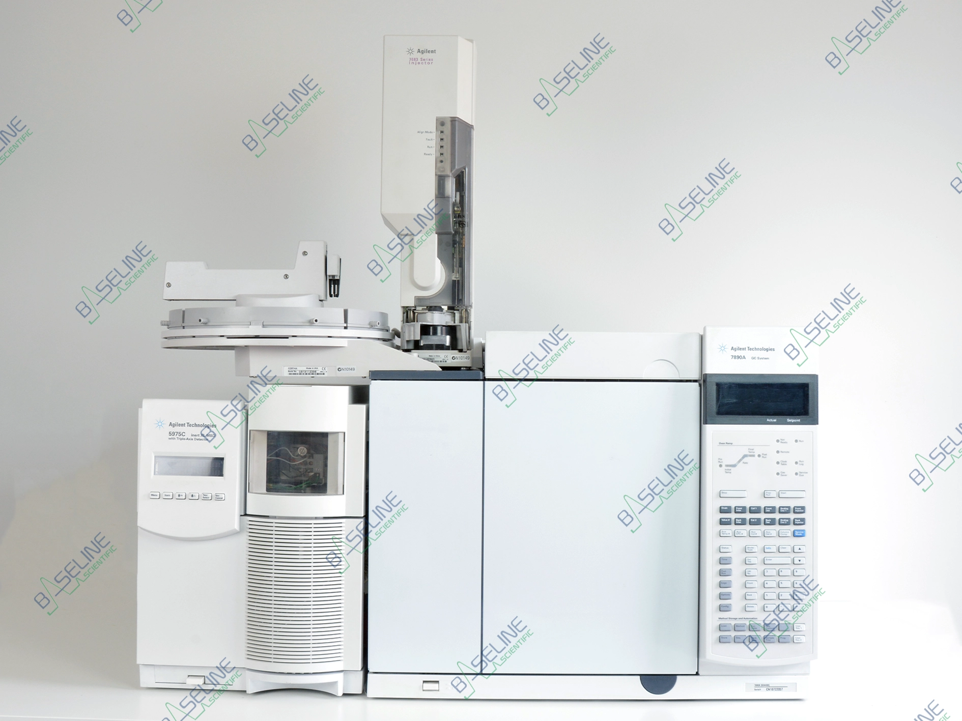 Agilent 7890A 5975C Diffusion Pump GCMS System / 7683 Autosampler