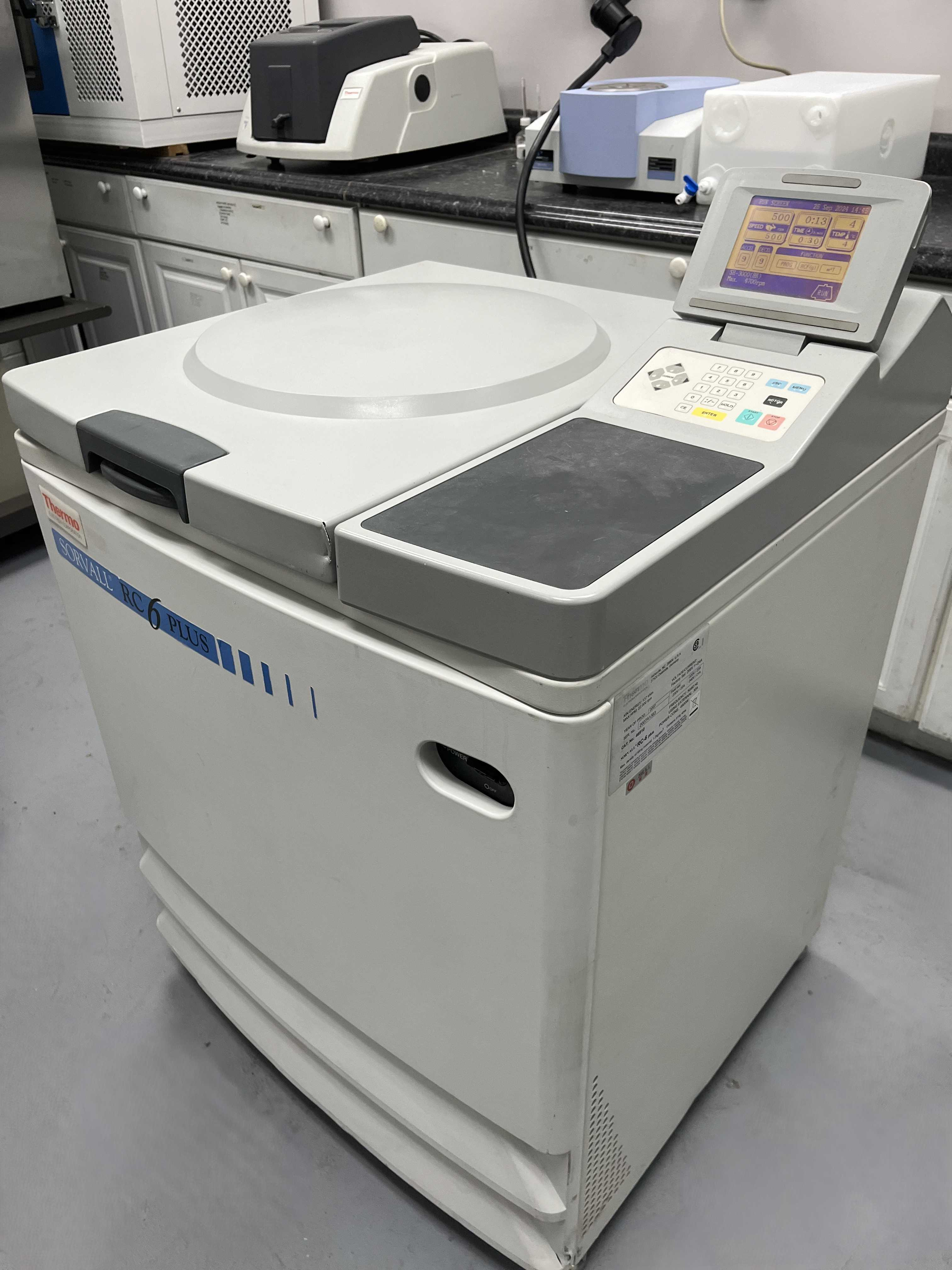 SORVALL RC6+ Refrigerated Superspeed Centrifuge with SS-34 Rotor: - 20C to +40C --Warranty/Video