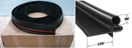 50 FOOT TRIM LOK RV PULL OUT WEATHER STRIP HINGED FLAP 2375 CTL PART NUMBER: I11213-2375-50 NO RTN