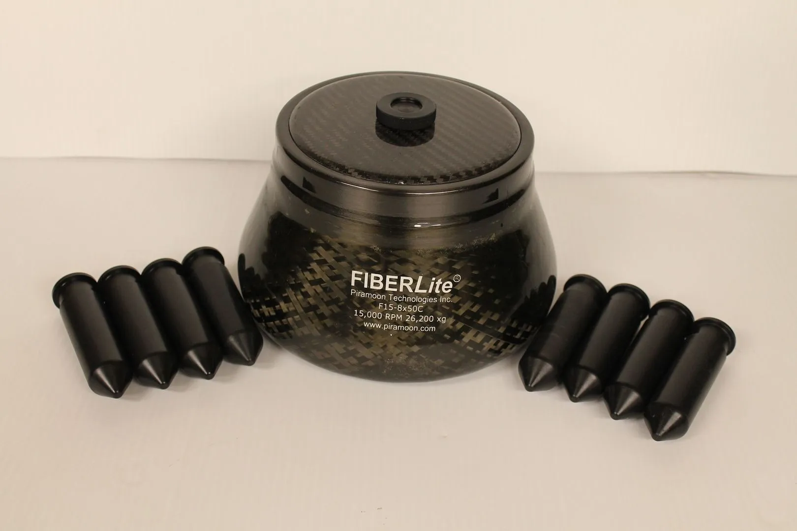 Piramoon Technologies Fiberlite F15-8x50C 15000 RPM Centrifuge Rotor