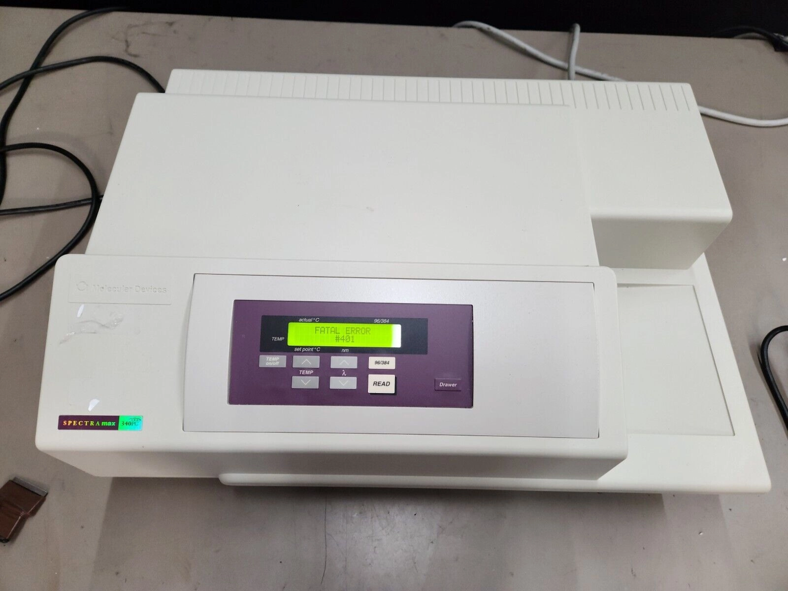 MOLECULAR DEVICE SPECTRA MAX 340PC 384 MICROPLATE 
