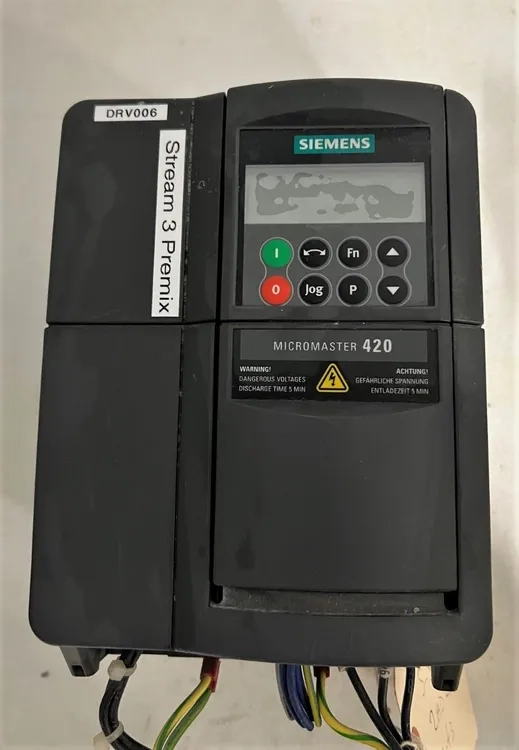 SIEMENS MICROMASTER 420 MODEL 6SE6420-2AD23-0BA1