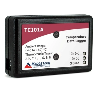 Madgetech Terminal Block-(TC101A-TB) Compact, Thermocouple-Based Temperature Data Logger