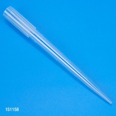 Globe Scientific 98mm Pipette Tip, 100 - 1300uL, Certified, Universal, Graduated, Stack/576 151158RF