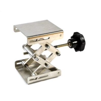 Eisco 3"x2.8" Surface - 6" max height Stainless Steel Lab Jack - 2kg Static Strength - 15kg SSJCT10