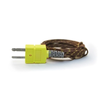 Madgetech TYPE K 72&euro;&sup3;/180&euro;&sup3; GLASS BRAIDED THERMOCOUPLE (4 PACK) 24 AWG Glass Braided Thermocouple