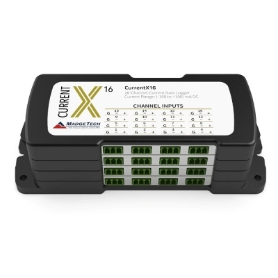 MadgeTech CurrentX12 (160mA) 4, 8, 12 And 16-Channel Low-Level DC Current Data Loggers