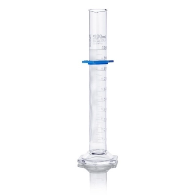 Globe Scientific 100mL Graduated Cylinder, Globe Glass, Class A, Each 8300100