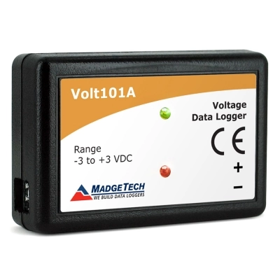 Madgetech VOLT101A-(&plusmn;160 mVDC) Compact, Low-Level Dc Voltage Data Logger