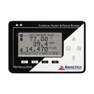 Madgetech PRHTEMP2000 Pressure, Humidity And Temperature Data Logger W/LCD For Real-Time Monitoring