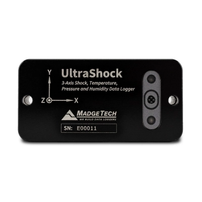 MadgeTech ULTRASHOCK Tri-Axial, Stand-Alone, Compact Shock Data Logger