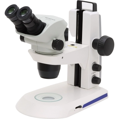 Olympus SZ51 Stereo Microscope on LED BF/DF Table Stand