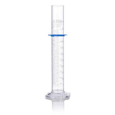 Globe Scientific 500mL Graduated Cylinder, Globe Glass, Class A, Each 8300500