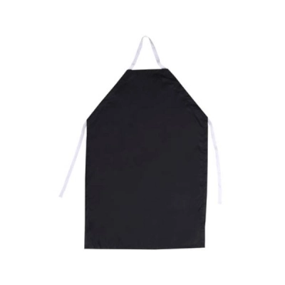 Eisco Black Rubber Vinyl Apron, Small (27"W x 30"L) RBAPCH