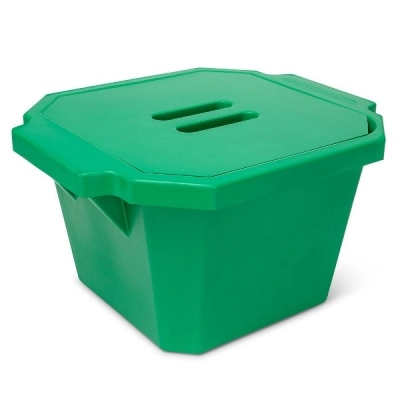 Globe Scientific Ice Bucket with Cover, 4.5 Liter, Green 455015G