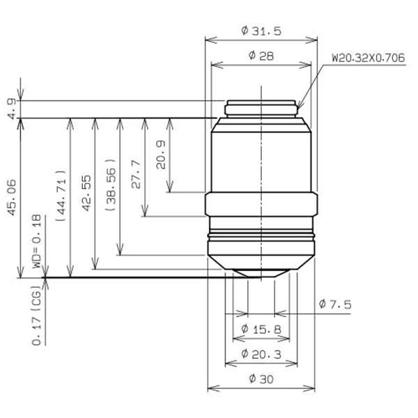 Olympus UPlanXApo 40x/1.40na Oil Objective