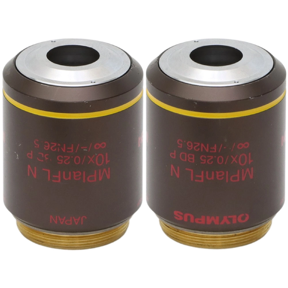 Olympus MPlanFL N 10x/0.25na BF/DF/POL Objective