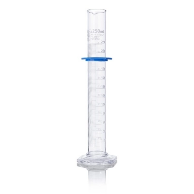 Globe Scientific 250mL Graduated Cylinder, Globe Glass, Class A, Each 8300250