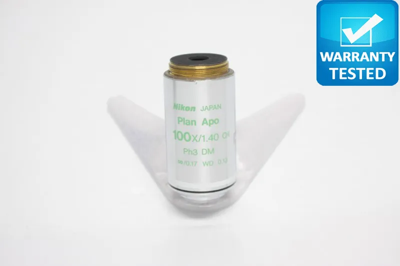 Nikon Plan Apo 100x/1.40 Oil Microscope Objective - AV | LabX.com