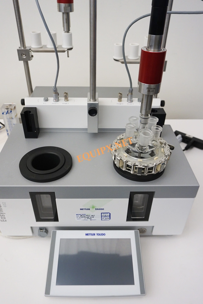 Mettler Toledo EasyMax 402 Reaction Calorimeter with SP-50 dosage controller, (2) stirrers, and (2) 400ml reaction vessels (4581)