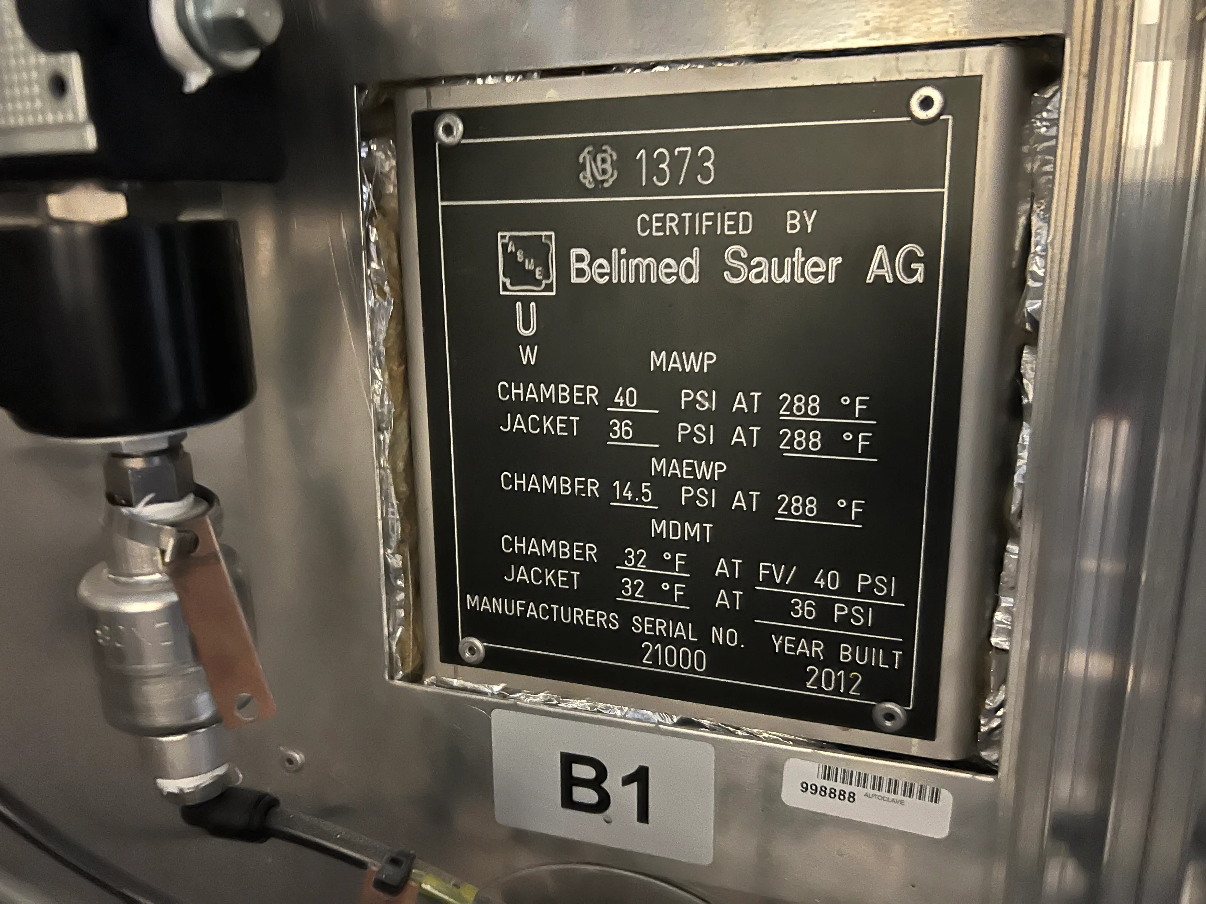 Belimed Autoclave