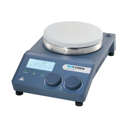 Scilogex SCI340-Pro Circular LCD Digital Magnetic Hotplate Stirrer, ceramic plate, with PT1000 Sensor &amp; Sensor Stand