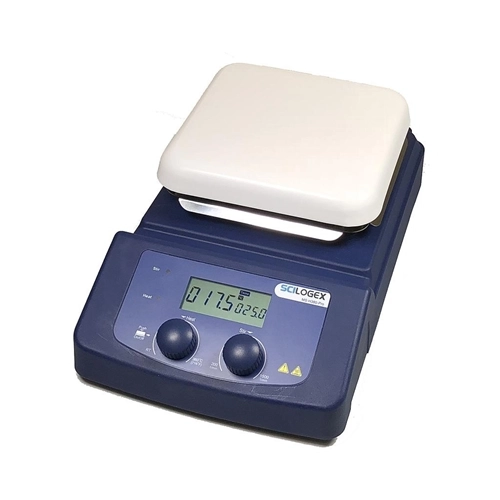 Scilogex SCI380HS-Pro LCD Digital 5.5 x 5.5 in. Magnetic Hotplate Stirrer, ceramic plate, with PT1000 Sensor &amp; Sensor Stand