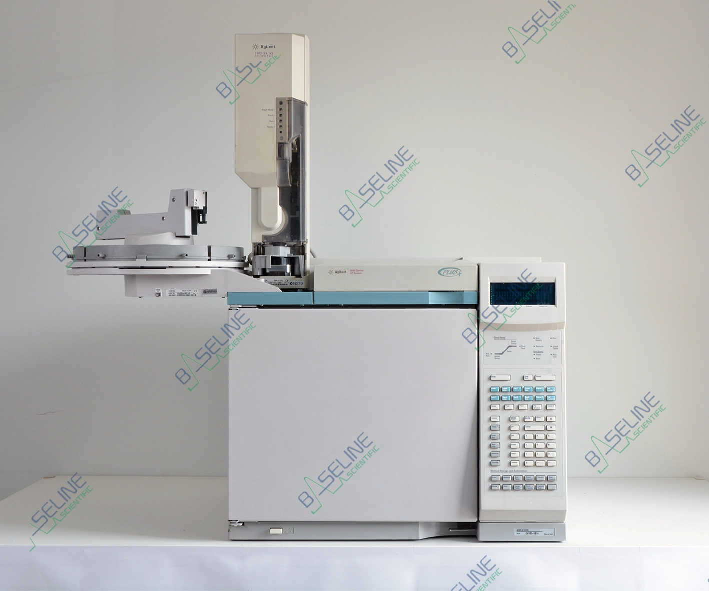 Agilent 6890 GC with PP SSL TCD FID and 7683 Series Autosampler Two Injection Tower