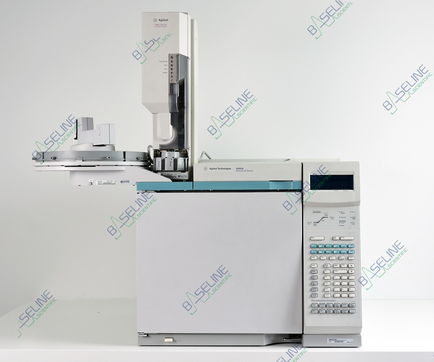 Refurbished Agilent 6890N GC with Dual SSL FID and 7683 Series Autosampler Two Injection Tower