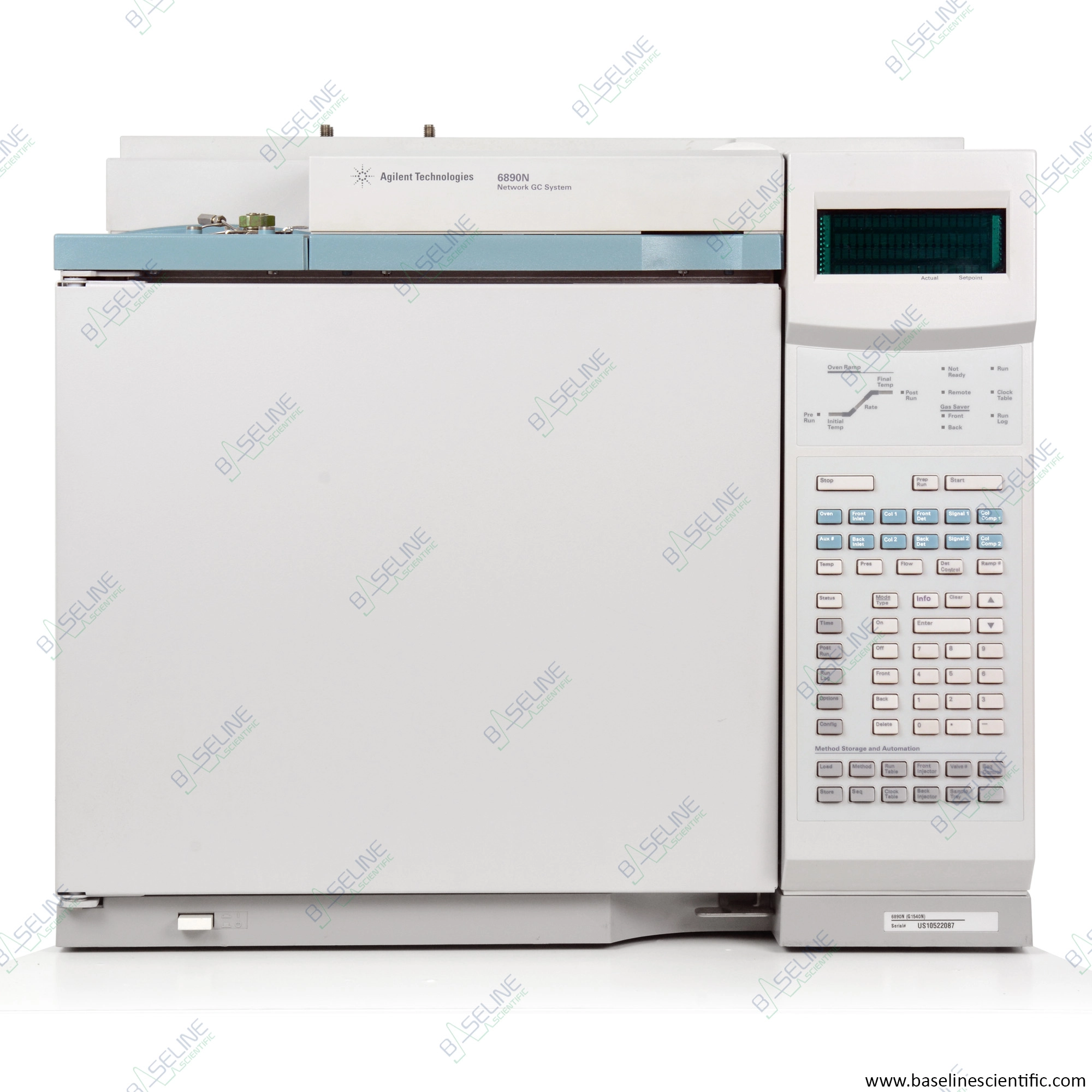 Agilent 6890N GC with Dual SSL inlet and Dual FID