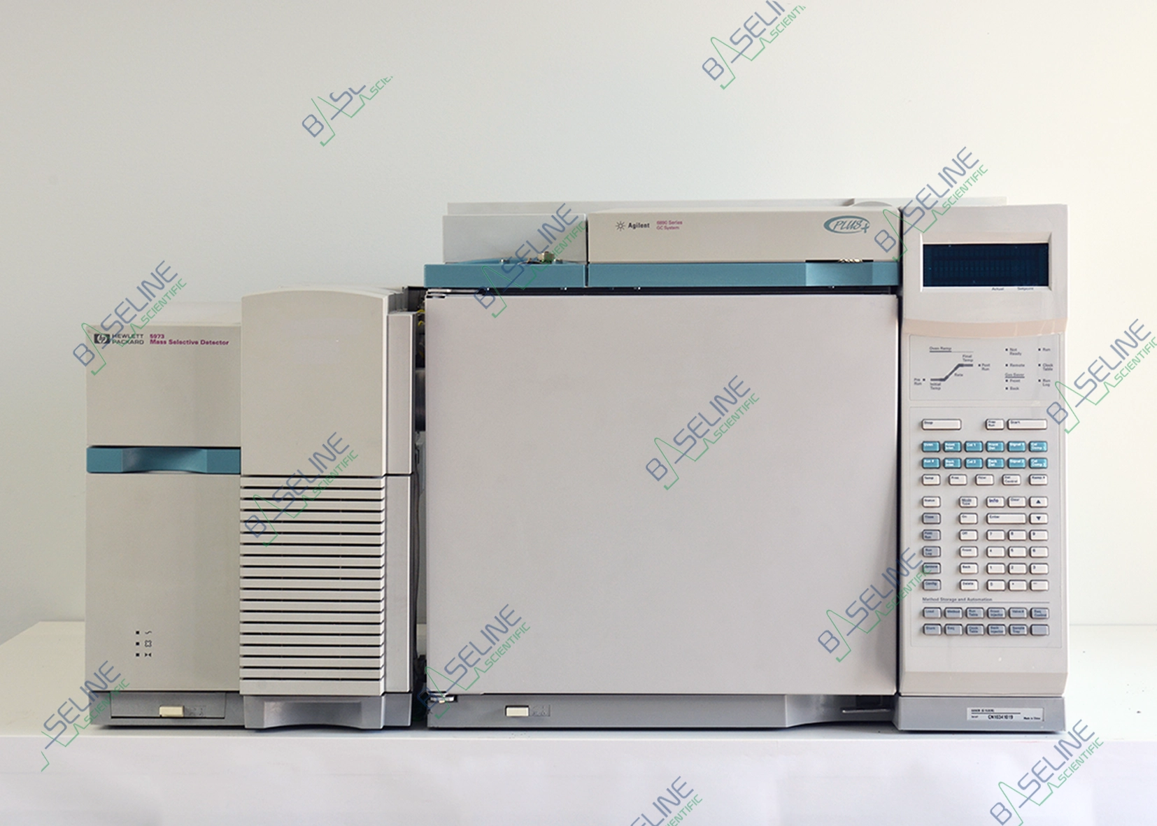 Agilent 6890 GC with 5973A MSD Diffusion Pump