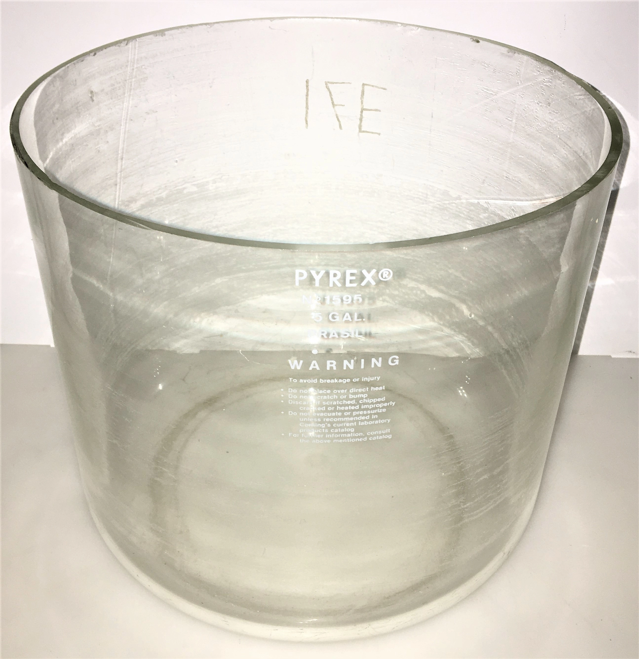 Corning PYREX 1595-19L Modified Cylinder Jar