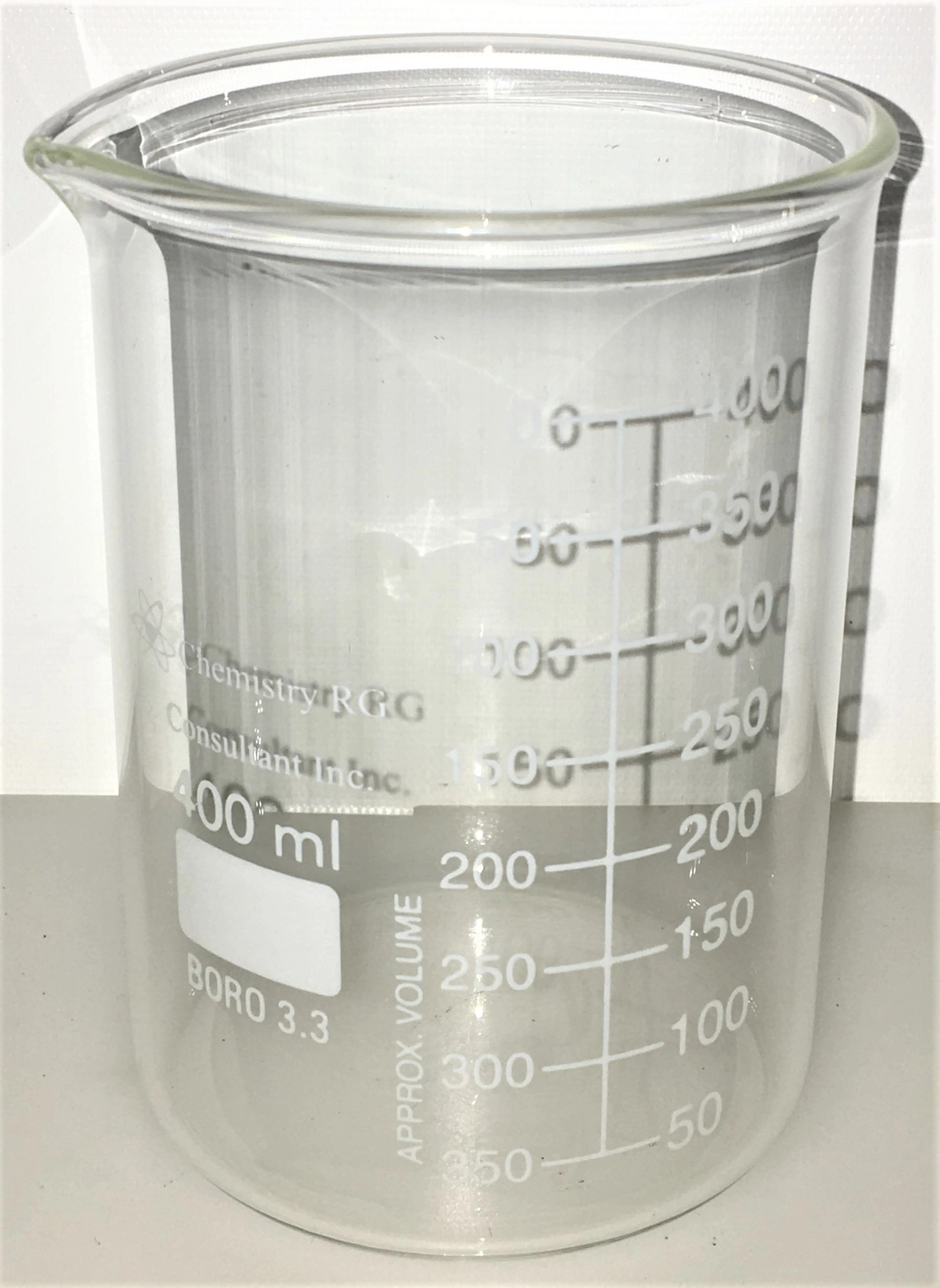 ChemRG R66.0400 Griffin Low Form Beaker - 400mL