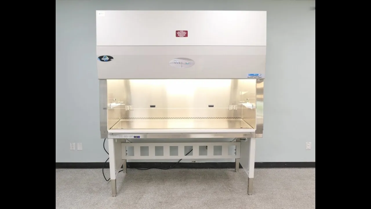 Nuaire NU540-600 Class II A2 biological safety cabinet with stand (years 2020 and 2021 - 3 units available)