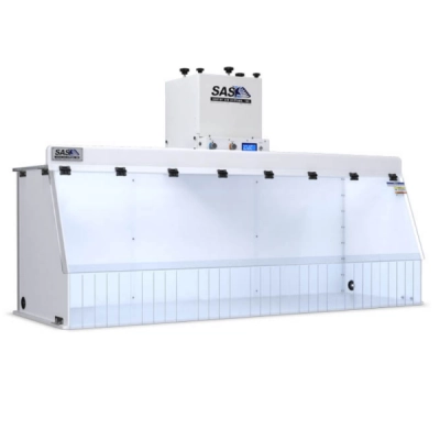 SAS 70" Wide Ductless Fume Deluxe Hood SS-370-DCH2